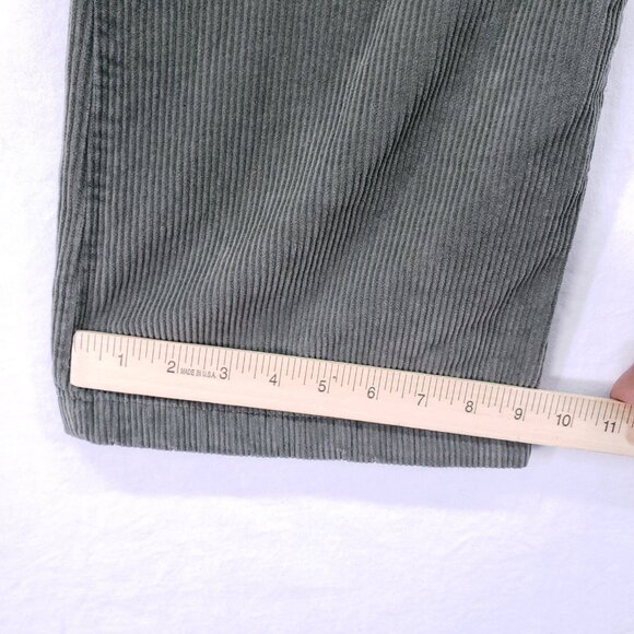 Tinseltown Pants Womens Size 1 Green Corduroy Baggy Wide Leg Cargo 100% Cotton - Picture 5 of 16